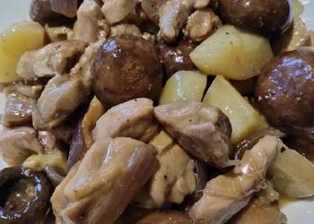 Easiest Way to Make Appetizing Chicken with Mushrooms