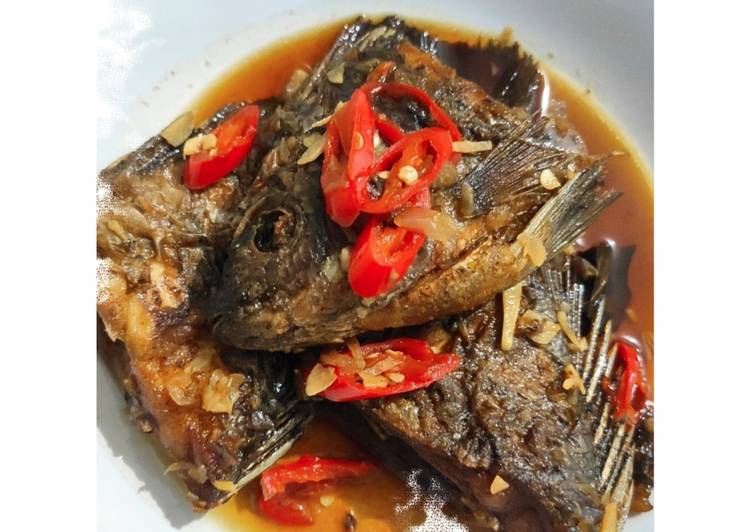 Ikan Mujair Kuah Kecap