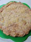 Pastel de vegetales y aceitunas negras