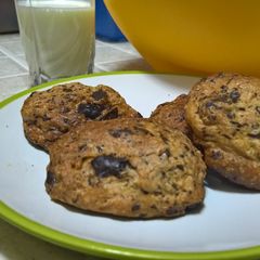 A picture of Chocolate chip cookies.