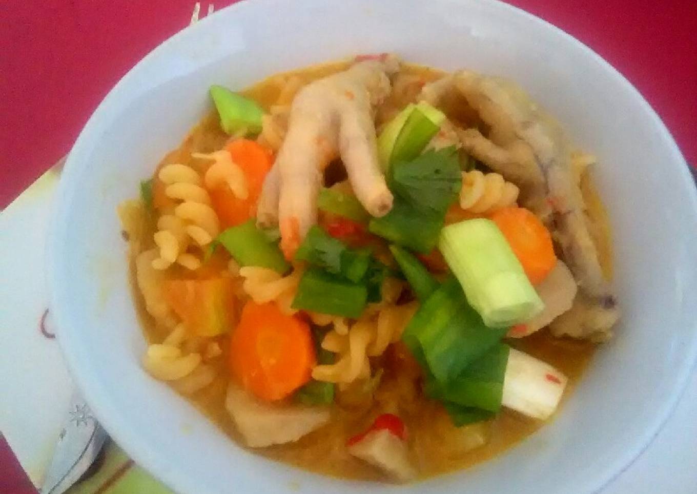 Seblak Ceker kuah