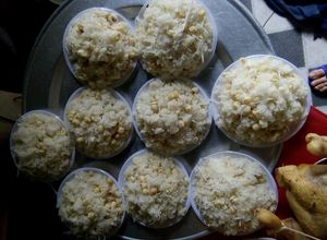 Hình của món Xôi hạt sen.