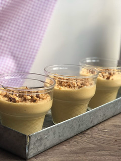 Una foto de Mousse de sambayón (zabaione)