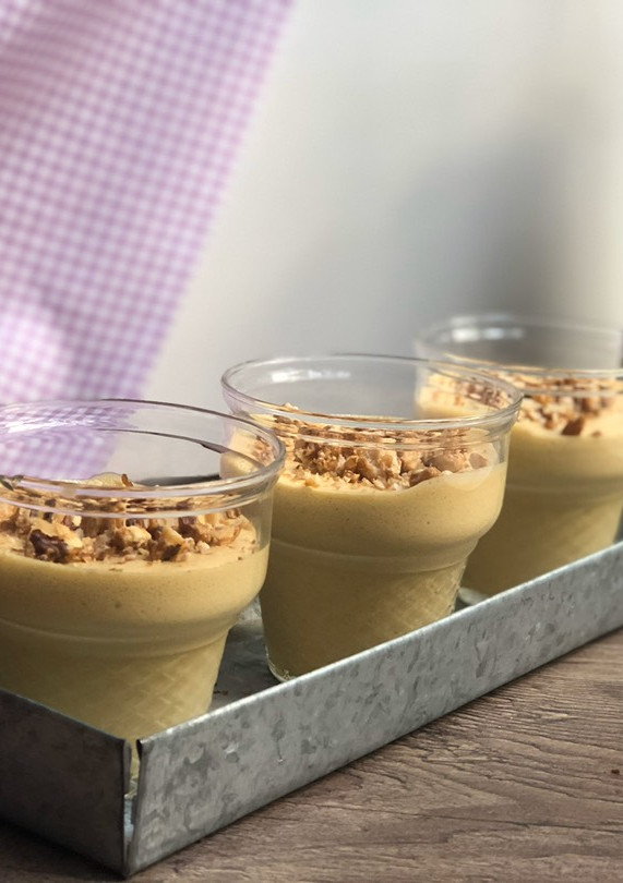 Una foto de Mousse de sambayón (zabaione)