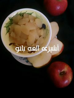 عکسی از دستور کمپوت سیب