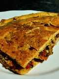 Tarta casera de verduras y pollo 🍗🫑🥕🌶️😋