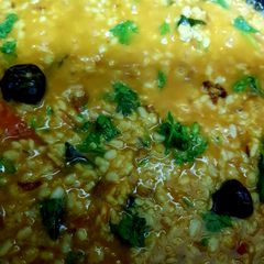 A picture of Dhaba style Daal (Maash daal).