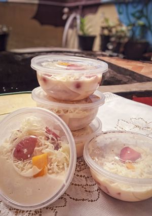 Foto resep Fresh Fruit Salad with Yoyic