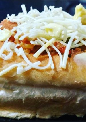 A picture of Chesse Pav Bhaji Boms.
