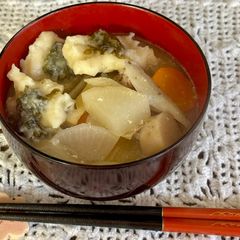 Halloween Miso soup A picture of Halloween Miso soup.