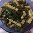 Sayur tempe kacang panjang cabe ijo