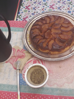 Una foto de Tarta invertida de manzanas 🍎 sin tacc/ sin gluten