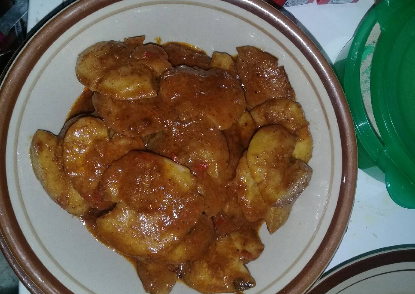 Jengkol bumbu rendang