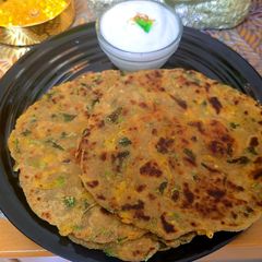 A picture of Pumpkin Paratha.