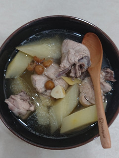 青木瓜樹子土雞湯 的食譜成品照片