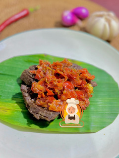 Foto resep Dendeng Balado Basah Khas Minang (Paru)