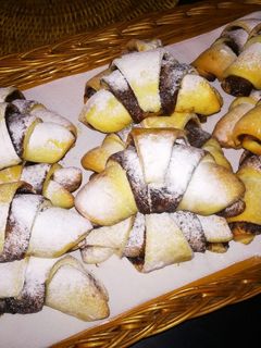 Puha kakaós kiflik recept fotója