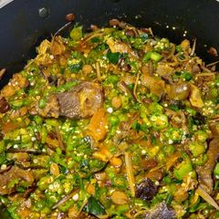 A picture of Ofe okro na ugba.