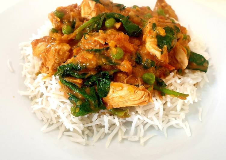 5 Easy Dinner Chicken and Butternut Curry