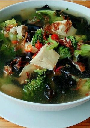 Foto resep Sup tahu jamur