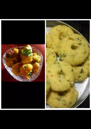 A picture of Authentic steamed Laddu Dhokli.