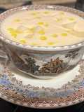 Ajoblanco con leche de coco y melón