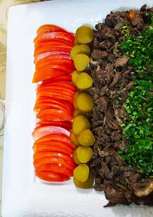 A picture of Homemade Beef Shawarma.
