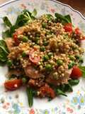 Grano saraceno con salmone