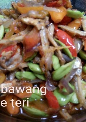 Foto resep Tumis bawang pete teri