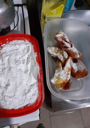 Una foto de Calzones rotos con zapallo coreano 😋