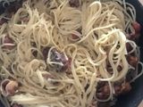 Carbonara de oreja y trufa