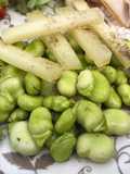 Broad bean & pecorino salad