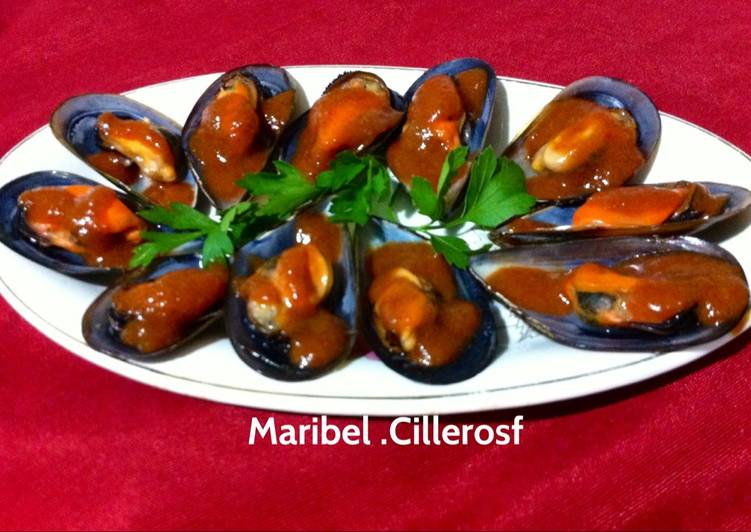 Mejillones en salsa brava