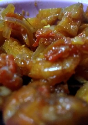 Foto resep Balado udang+kentang SIMPLE