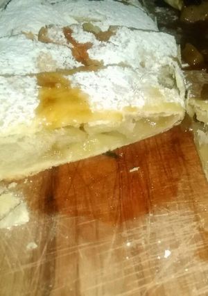 Una foto de Strudel de Manzanas