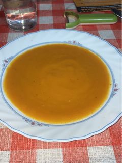 Una foto de Puré de zanahoria