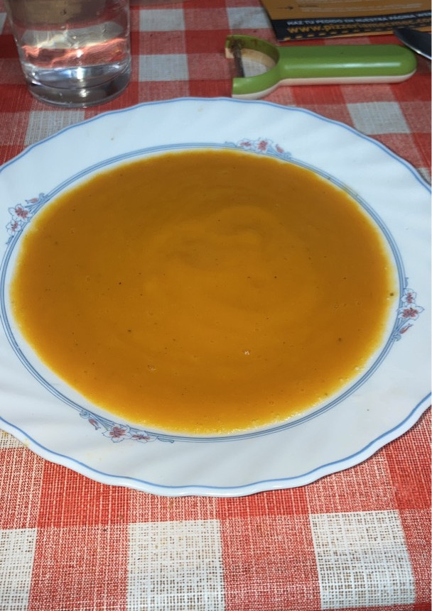 Una foto de Puré de zanahoria