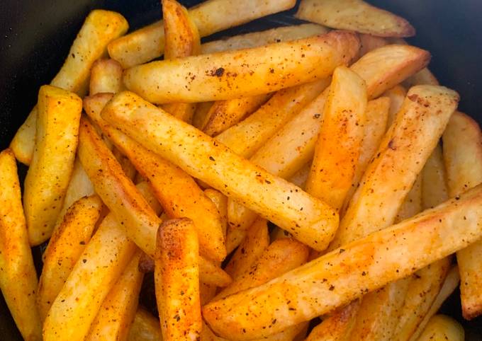 Receita de Batata Frita na Air Fryer, CyberCook