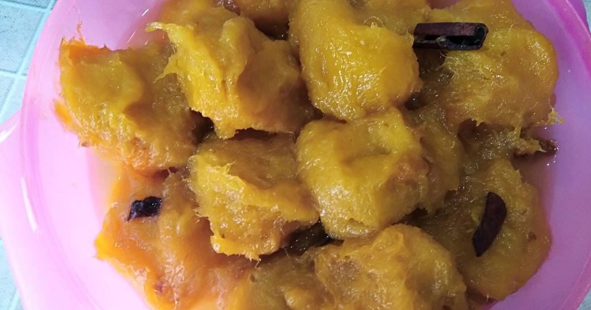 Dulce de mangos en almíbar Receta de carmenchu.sanchezrojas Cookpad