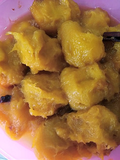 Una foto de Dulce de mangos en almíbar