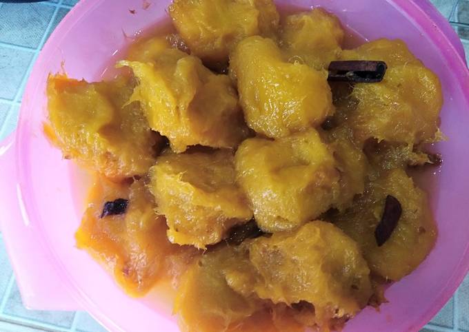 Dulce de mangos en almíbar Receta de  Cookpad