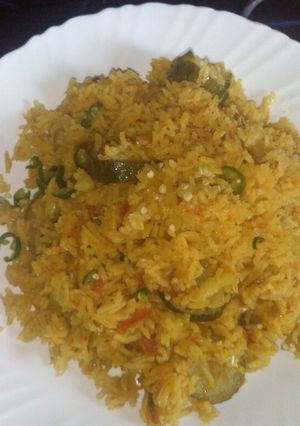 A picture of Vegetable Fried Rice.