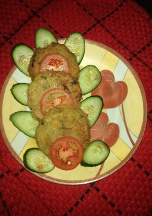 A picture of Beef shami kabab.