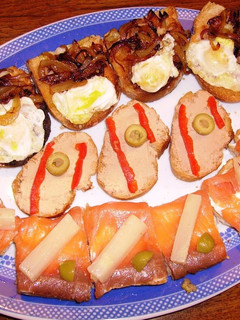 Una foto de Canapés para fiestas