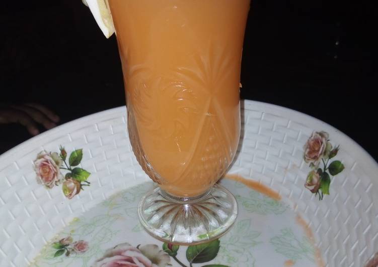 Recipe of Homemade Orange and carrots juice
