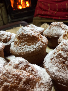 Una foto de Muffin de membrillo