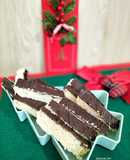 Turrón de coco con chocolate