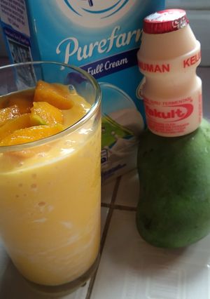 Foto resep Smoothies Mangga Yakult
