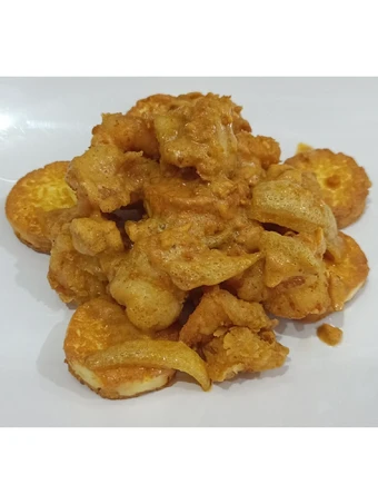 Langkah Mudah untuk Menyiapkan Resep Tofu udang saus telur asin yang Sempurna Anti Ribet, Bikin Ngiler