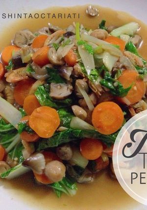 Foto resep Jamur Tumis Pelangi